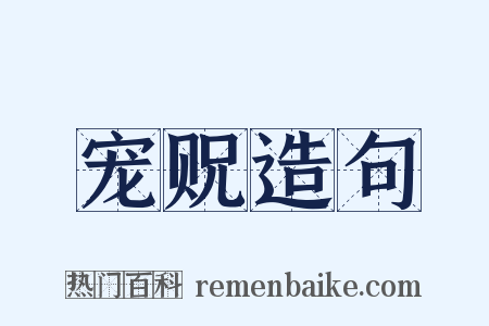宠贶造句是什么意思的图片